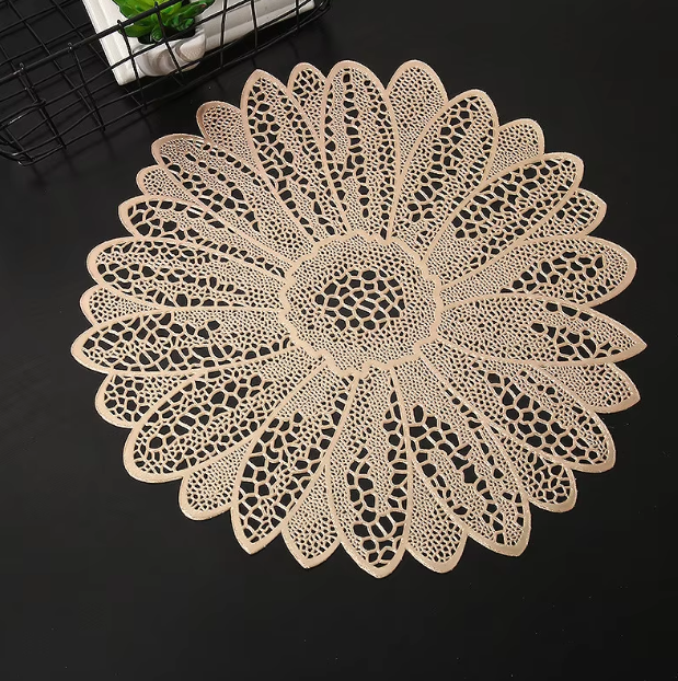Napperons PVC fleurs