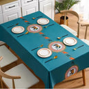 Toile cirée nappe motifs ethniques