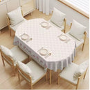 Dimension 160 cm 105 cm nappe ovale toile cirée