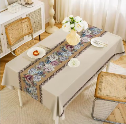 Toile cirée beige