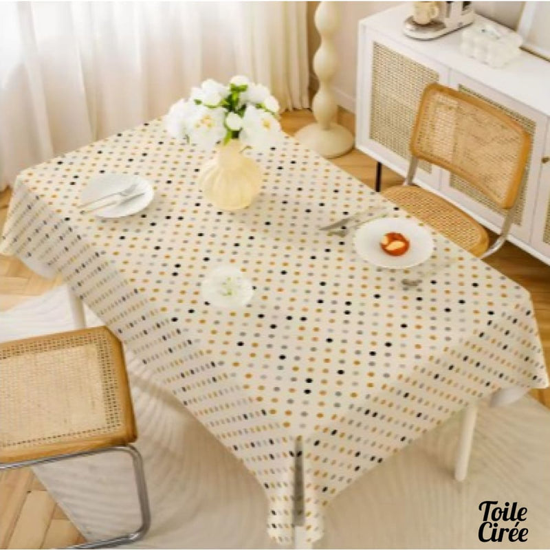 Nappe à pois toile cirée