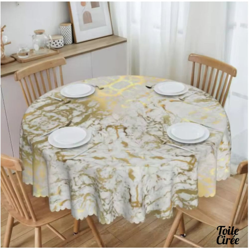 Nappe blanche marbre