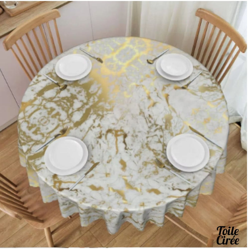 Nappe blanche marbre