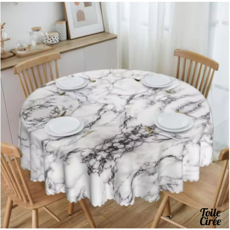 Nappe blanche marbre