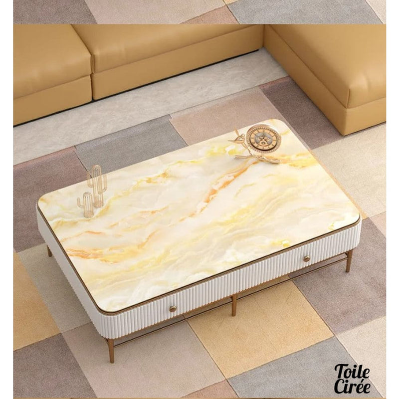 Nappe ciree marbre