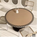 Nappe de table ronde toile cirée épaisse