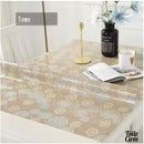 Nappe de table transparente toile cirée