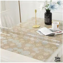 Nappe de table transparente toile cirée