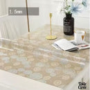 Nappe de table transparente toile cirée