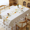 Nappe en toile cirée feuilles