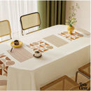 Nappe en toile cirée formes géométriques