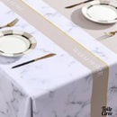 Nappe en toile cirée rectangulaire