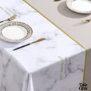 Nappe en toile cirée rectangulaire