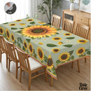 Nappe en toile cirée rectangulaire tournesols