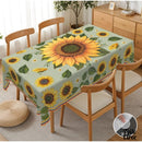 Nappe en toile cirée rectangulaire tournesols
