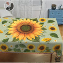 Nappe en toile cirée rectangulaire tournesols