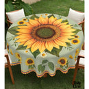 Nappe en toile cirée rectangulaire tournesols