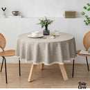 Nappe en toile cirée ronde