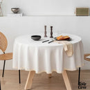 Nappe en toile cirée ronde