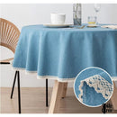 Nappe en toile cirée ronde