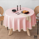 Nappe en toile cirée ronde