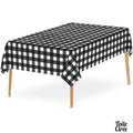Nappe jetable à carreaux