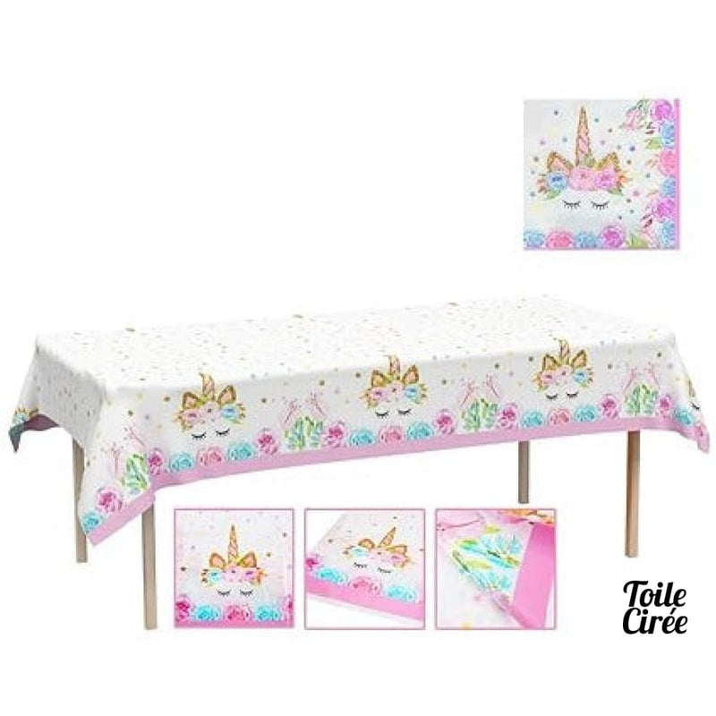 Nappe jetable licorne