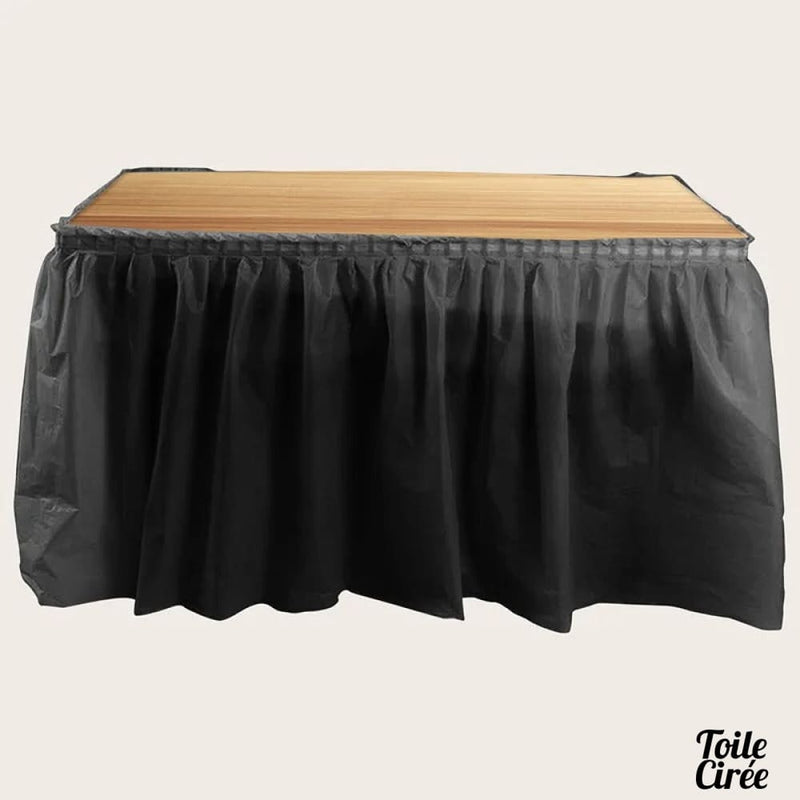 Nappe + juponnage de table PVC