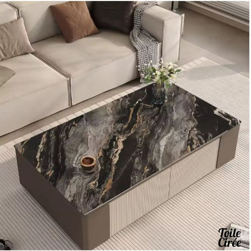 Nappe marbre noir