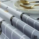 Nappe motif chat toile cirer