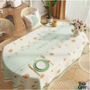 Nappe ovale en toile cirée