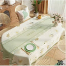Nappe ovale en toile cirée