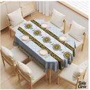 Nappe ovale toile cirée 140x200