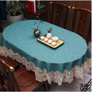 Nappe ovale toile cirée a l ancienne