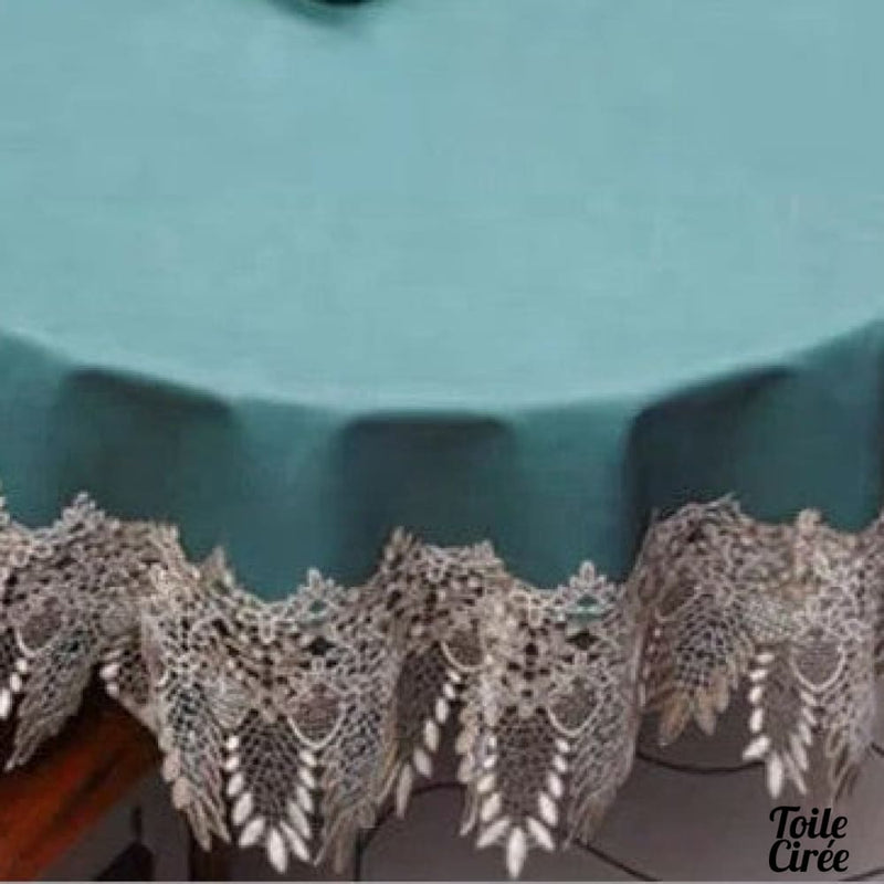 Nappe ovale toile cirée a l ancienne