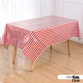 Nappe rayée pvc