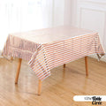 Nappe rayée pvc