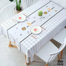 Nappe rectangulaire toile cirée a carreaux