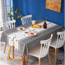 Nappe rectangulaire toile cirée a carreaux