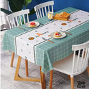 Nappe rectangulaire toile cirée a carreaux