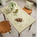 Nappe rectangulaire verte