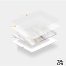 Nappe ronde imitation marbre