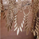 Nappe ronde toile cirée dentelle