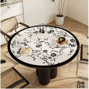 Nappe ronde toile cirée épaisse