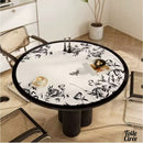 Nappe ronde toile cirée épaisse