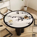 Nappe ronde toile cirée épaisse