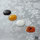 Nappe ronde toile cirée grise