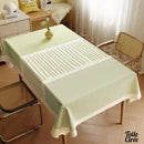 Nappe toile cirée bicolore