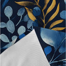 Nappe toile cirée bleu marine