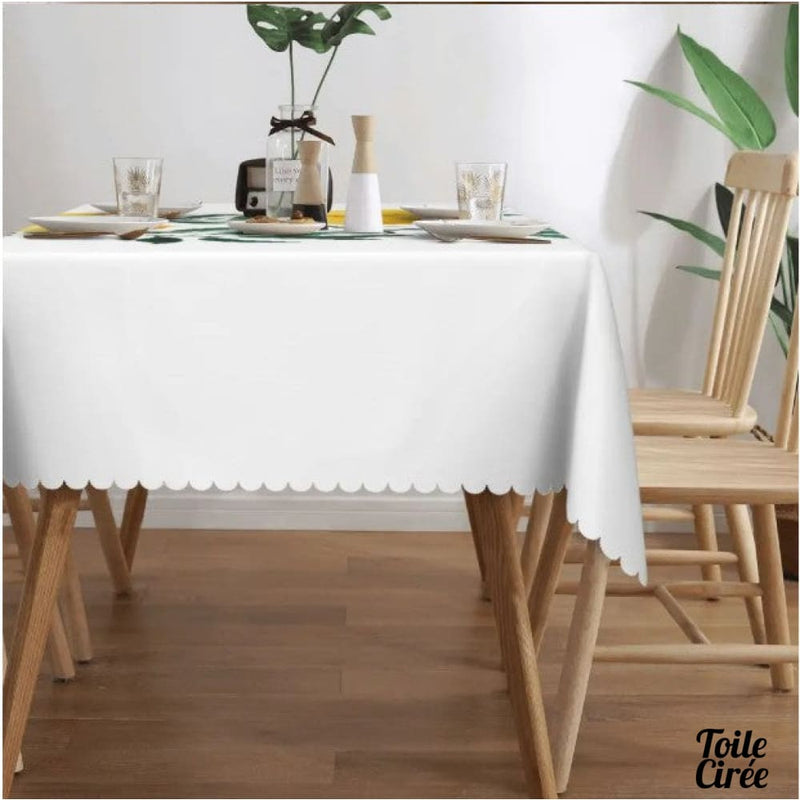 Nappe toile ciree citron